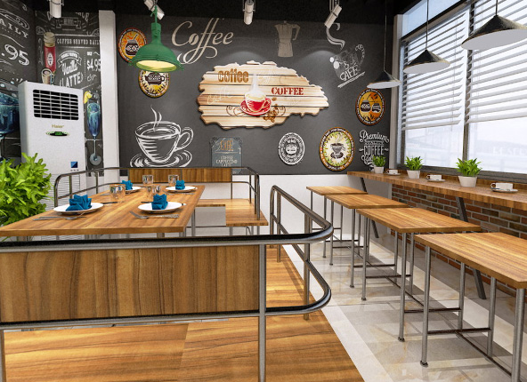 杭州《見面就好》奶茶店裝修設(shè)計(jì)風(fēng)格