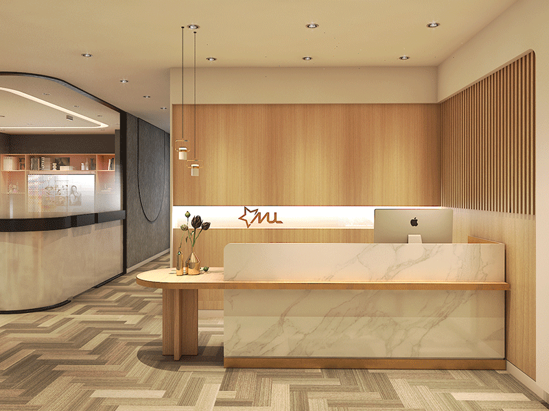 杭州430方現(xiàn)代簡約辦公室裝修設(shè)計效果圖