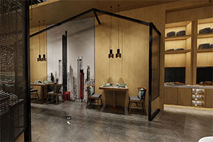 熹飯小型現(xiàn)代餐飲店裝修設(shè)計(jì)案例