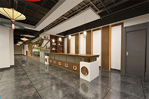 1200方現(xiàn)代新中式餐飲店裝修設(shè)計(jì)全景案例