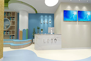 早教培訓班裝修設(shè)計全景效果圖