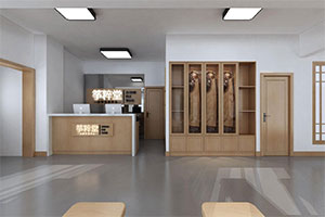 古箏培訓學校裝修設計全景圖