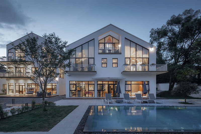 湖州莫干山村落民居改造民宿裝修設計圖片